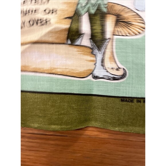 Fingal Irish Linen Irish Coffee Green Tea Towel Wall Hanging 19X30 In - Picture 12 of 12